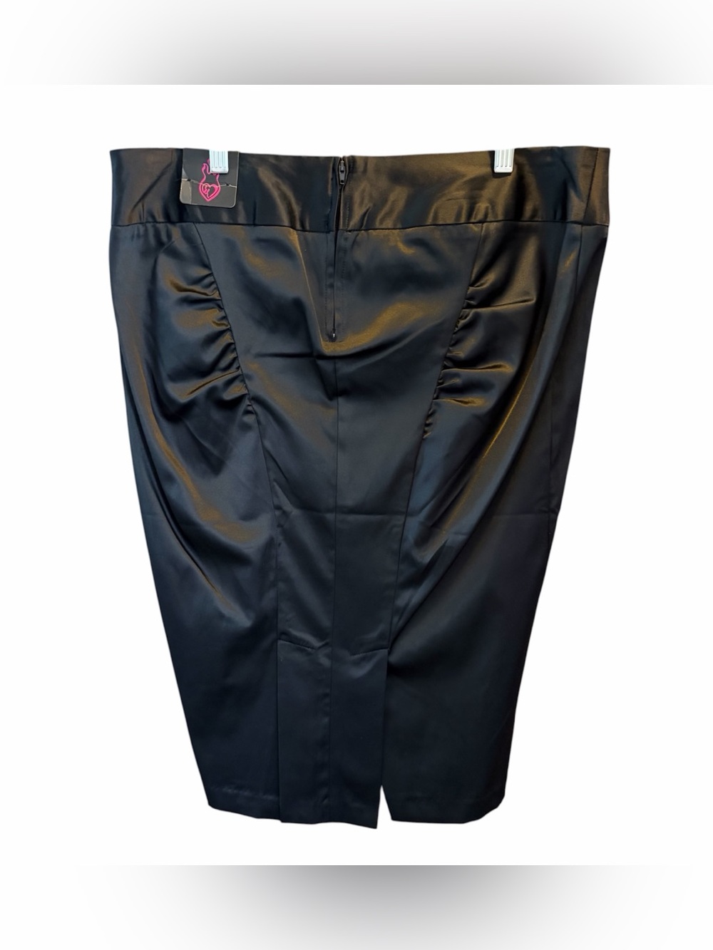 Vintage torrid Black Pencil Skirt with Satin Waistband